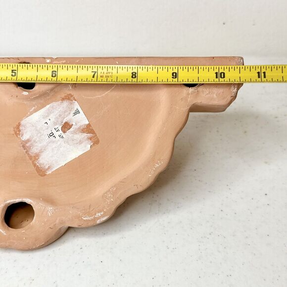 Vintage Angel Cherub Plaster Wall Plaque Sconce‎ Shelf 10.5”x5” - Picture 4 of 5